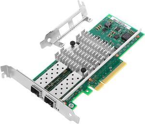 for Intel X520-DA2/X520-SR2 10GbE Converged Network Card Dual SFP+ Port PCI-E X8 with Intel 82599ES Chip