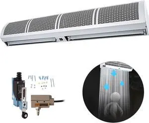 60" Mesh Commercial Air Curtain w/ 2 Limit Switches 2 Speeds UL Listed