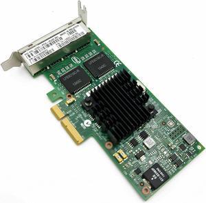 FOR CISCO UCSC-PCIE-IRJ45 (INTEL I350-T4V2) QUAD PORT GIGABIT NIC w/BOTH BRACKETS