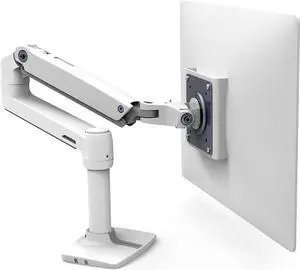 Ergotron  LX Single Monitor Arm, VESA Desk Mount  for Monitors Up to 34 Inches, 7 to 25 lbs  White