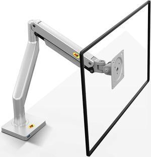 Monitor Arm Ultra Wide Full Motion Swivel Monitor Mount for 22''-40'' Monitors with Load Capacity from 4.4 to 30lbs Height Adjustable Monitor Stand Sliver