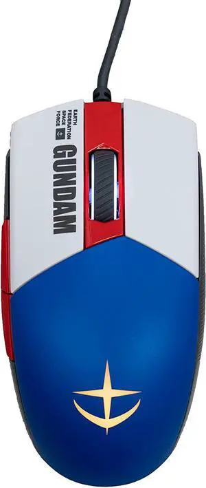 ROG Strix Impact II Gundam Edition Gaming Mouse (Limited Edition, Push-Fit Hot Swappable Switches, Aura Sync RGB Lighting, 79g Lightweight Design, Ergonomic, Soft-Rubber Cable)
