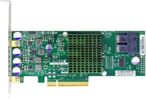 SUPERMICRO AOC-S3008L-L8E (LSI 9300-8i) w/2 CABLES SAS 12Gb/s HBA ZFS PC FREENAS