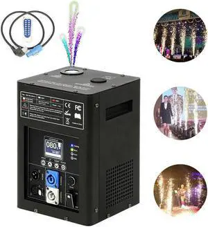 1pc 600W Cold Spark Firework Machine DMX Stage Effect Low Noise Stage Events