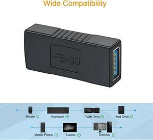 USB 3.0 Type A Female to Female Adapter Coupler Gender Changer Connector