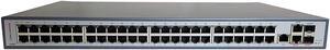 IPCamPower 48 Port POE Switch W/ 3 Gigabit Uplink Ports | POE+ Capable of Pushing 30 Watts per Port | 400 Watts Total Budget