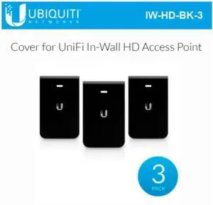 UBIQUITI IW-HD-BK-3-PACK BLACK COVER FOR UNIFI IN-WALL HD ACCESS POINT IW-HD