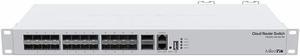 Mikrotik CRS326-24S+2Q+RM 2 x 40 Gbps QSFP+ ports and 24 x 10 Gbps SFP+ ports