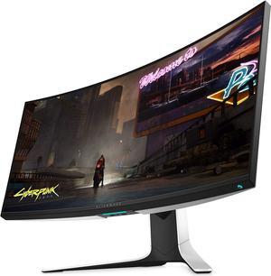 Alienware 120Hz UltraWide Gaming Monitor 34 Inch Curved Monitor with WQHD 3440 x 1440 AntiGlare Display 2ms Response Time Nvidia GSync Lunar Light