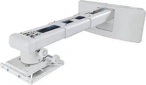 Wall Mount,Extension : 495-1250mm (19.49"-49.21") with Universal Mouning Plate,Quickly and Accurately Adjust The Tilt /Swivel/Rotation Angle by ±5°,Suitable for Homes Offices Classroom