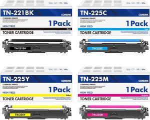 Valuetoner Compatible Toner Cartridge Replacement for Brother TN225 Toner  Cartridges TN 225 TN221 to use with HL-3140CW HL-3170CDW MFC-9330CDW