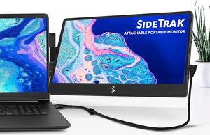 Swivel Attachable Portable Monitor for Laptop 12.5 FHD IPS Rotating Dual Laptop Screen | Compatible with Mac, PC, & Chrome | Powered by USB or Mini HDMI (12.5" Single Monitor)
