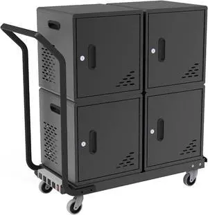 40-Device Modular Charging Cart for iPads,Chromebooks & Laptop Computers up to 13'' Screen Size