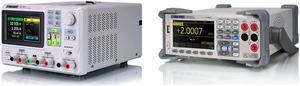 Siglent Technologies SPD3303X-E Triple Output Power Supply & SDM3045X 4-1/2 Digit Digital Multimeter, DMM