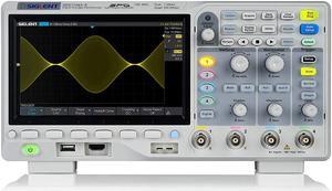Siglent Technologies SDS1104X-E 100Mhz Digital Oscilloscope 4 channels Standard Decoder, Grey
