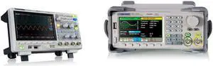 Siglent SDS1104X-E 100Mhz Digital oscilloscope 4 Channels Standard decoder & SDG1032X Arbitrary Waveform - Function Generator