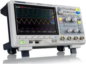 SIGLENT SDS1204X-E Super Phosphor Oscilloscope 4-Channel 200 MHz 1 GSa/s 14 MB