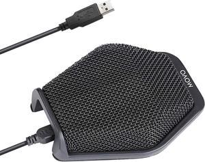 Conference USB Microphone for Computer Desktop and Laptop with 180° / 20' Long Pick up Range Compatible with Windows and Mac for Dictation, Recording, YouTube, Conference Call, Skype