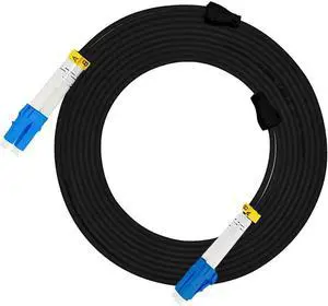 400M LC to LC Outdoor Armored Duplex 9/125 SM Fiber Optic Cable Jumper Optical Patch Cord Singlemode 400Meters 1312ft LC-LC