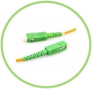 Fiber Optic Internet Cable - Single Mode Patch Cable - SIMPLEX - OS1-9/125um (20M, SC/APC to SC/APC)