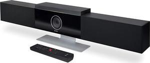 Poly Studio - 4K USB Video Conference System (Polycom) - Camera, Microphone, and Speaker Bar for Small & Medium Conference Rooms - Presenter Tracking, NoiseBlock AI, Autoframing - Teams/Zoom Certified