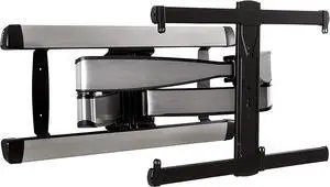 Premium Full Motion TV Wall Mount for TVs Up to 90" - Stainless Steel Finish with FluidMotion Design for Smooth Extension, Swivel & Tilt