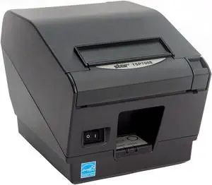 Star Micronics TSP743IIC Parallel Thermal Receipt Printer with Auto-cutter - Gray