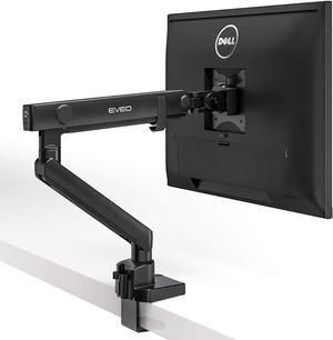 Premium Single Monitor Arm - Adjustable Monitor Desk Mount - Full Swivel Single Monitor Mount Stand for 17 to 32 inch Computer Monitor Mount VESA Mount, Holds 17.6lbs/arm - Desk Monitor Mount