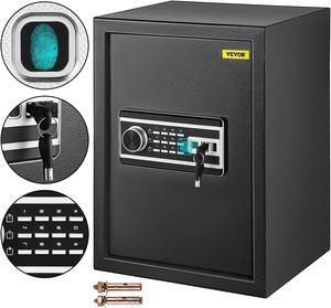 Safe Box Lock Security 2.1 Cubic Feet Fingerprint Biometric Home Office