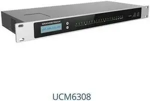 Grandstream UCM6308 IP PBX 8 FXO 8 FXS Appliance Enterprise Voice & Video