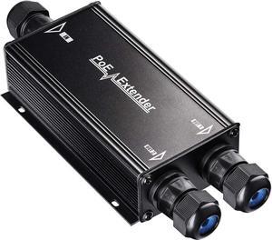 Cudy 2 Channel Gigabit Outdoor PoE Extender,2 Output PoE Ports, IP67 Waterproof, 10/100/1000Mbps, PoE Repeater/PoE Amplifier/PoE Booster, Wall-Mount, Comply with 802.3bt / 802.3at / 802.3af