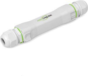 Waterproof Direct Burial PoE Extender, Ethernet Extension Breaking 100m Distance Limit, IEEE 802.3af/at/bt, PoE+, Plug and Play