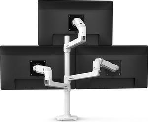 Ergotron LX Triple Monitor Arm, VESA Desk Mount  for 3 Monitors Up to 40 Inches, 7 to 14 lbs Each
