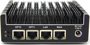 Protectli Vault FW4B - 4 Port, Firewall Micro Appliance/Mini PC - Intel Quad Core, AES-NI, 4GB RAM, 32GB mSATA SSD