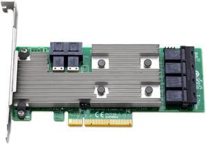 LSI 9305-24I IT Mode HBA JBOD 24-Port PCI-E 3.0 SATA SAS 12Gb