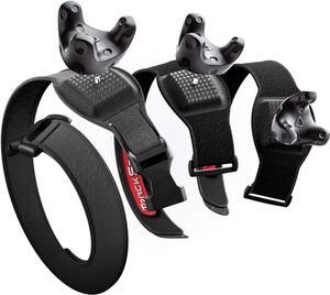 TrackStrap Vive Ready FBT Bundle for Vive Tracker 3.0 and Original Tracker - Includes 2X Foot Straps and 1x Belt - Popular in VRChat for Full Body Tracking and Mocap