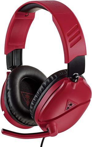 Turtle Beach Recon 70 PlayStation Gaming Headset for PS5, PS4, Xbox Series X, Xbox Series S, Xbox One, Nintendo Switch, Mobile, & PC with 3.5mm - Flip-to-Mute Mic, 40mm Speakers, 3D Audio  Red
