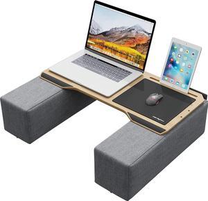 Ergonomic Lap Desk for Notebooks or Wireless Equipment, Including Pillows, Mousepad