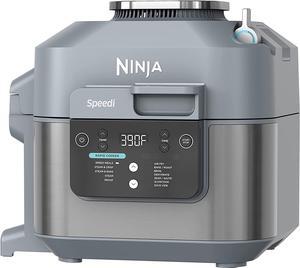 Ninja Speedi Rapid Cooker & Air Fryer, 6-Quart Capacity, 12-in-1 Functions to Steam, Bake, Roast, Sear, Sauté, Slow Cook, Sous Vide & More, 15-Minute Speedi Meals All In One Pot, Sea Salt Gray Ninja Speedi Rapid Cooker & Air Fryer, 6-Quart Capacity, 12-in-1 Functions to Steam, Bake, Roast, Sear, Sauté, Slow Cook, Sous Vide & More, 15-Minute Speedi Meals All In One Pot, Sea Salt Gray