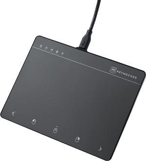 Mano Multi-Gesture Wired Trackpad for Windows 7 Windows 10 and Windows 11, USB Slim Touchpad Mouse for Computer, Notebook, PC, and Laptop (Plastic Black, Support Windows Precision Touchpad)