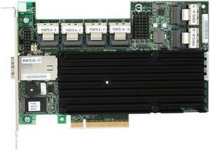 LSI MegaRAID 9280-24i4e SGL SATA/SAS 6Gb/s PCIe 2.0 w/ 512MB 24 Int. 4 Ext. RAID controller Adapter Card Onboard memory controller card, Single