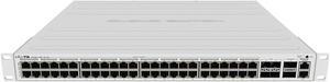 MikroTik Switch has 48 x 1G RJ45 Ports and 4 x 10G SFP+ Ports. 2 x 40G QSFP+ Ports for Extremely Fast Fiber Connections or Linking with Other 40 Gbps Devices - CRS354-48P-4S+2Q+RM