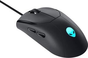 Alienware AW320M Wired Gaming Mouse,19,000 DPI USB-A, Optical Sensor, 6 Configurable Buttons, Black