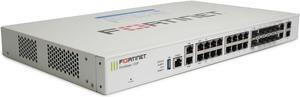 Fortinet FortiGate FG-100F Network Security Firewall 22xGE port Switch Managed , 20 Gbps; IPS 2.6 Gbps; NGFW 1.6 Gbps; Threat Protection 1 Gbps.
