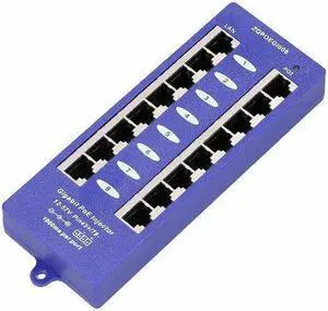 8 Port Passive Gigabit POE Injector Panel 12-48V POE8PG for Ubiquiti, Mikrotik