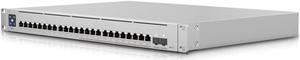 Ubiquiti Switch Enterprise 24 PoE | 24-Port Managed Layer 3 Multi-Gigabit PoE Switch  (12) 2.5GbE, 802.3at PoE+ RJ45 ports, (12) GbE, 802.3at PoE+ RJ45 ports, and (2) 10G SFP+  (USW-Enterprise-24-PoE)