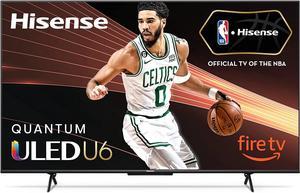 Hisense 50inch ULED U6 Series Quantum Dot QLED 4K UHD Smart Fire TV  Black