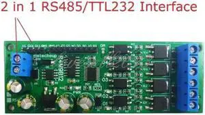 2 in 1 RS485/TTL232 4 Channel MOS Transistor 8 Channel TTL Level Output Module