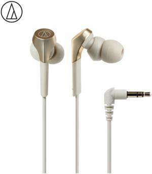 Audio-Technica CKS550X Bass-heavy in-ear wired headphones Music headphones , Champagne Gold