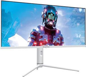 Sceptre IPS 34" White UltraWide Monitor 3440 x 1440p HDR400 1ms up to 144Hz 95% DCI-P3 AMD Freesync PIP PBP DisplayPort HDMI USB-C Height Adjustable